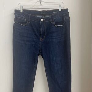 Judy Blue Women’s Jeans Size 15/32 Dark Wash Skinny Fit Frayed Hem Stretch
